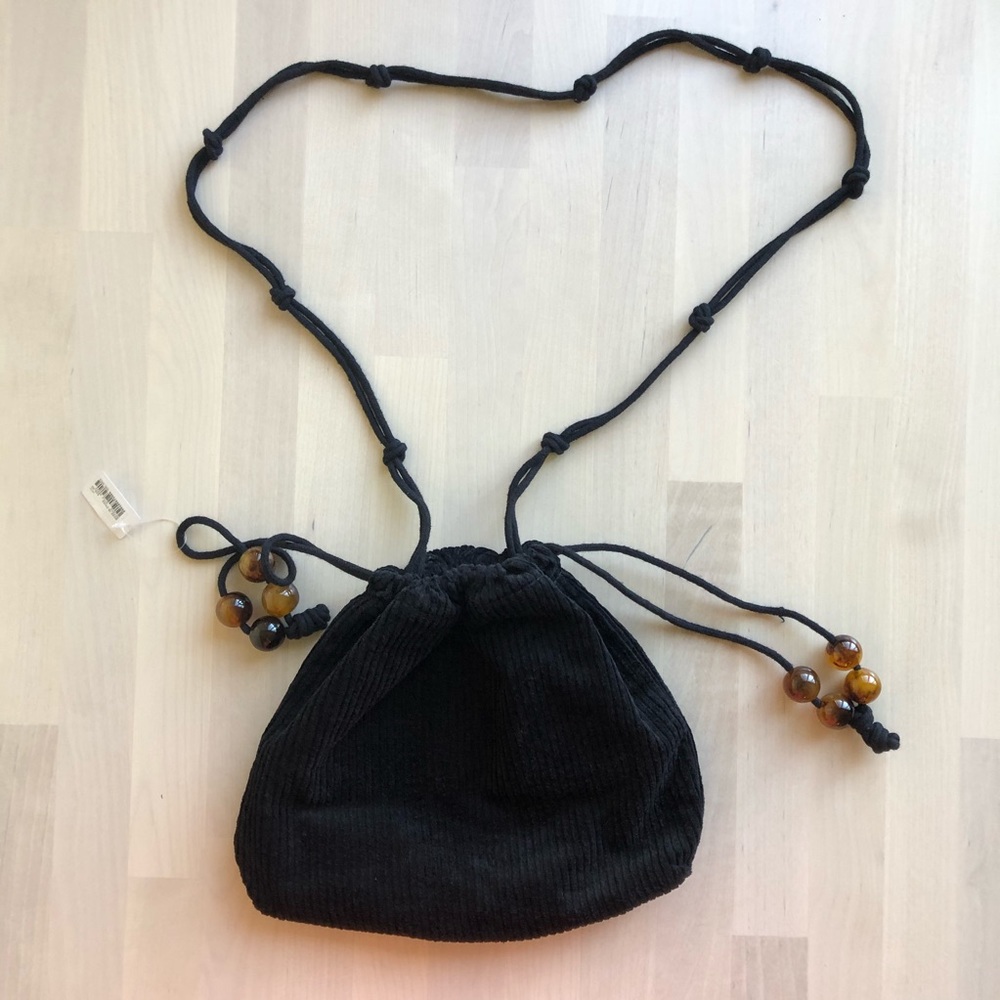 Madewell Corduroy Drawstring Pouch Bag